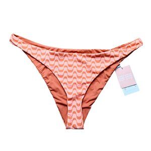 Dippin' Daisy's Nocturnal Cheeky Bikini Bottom in Eco Multi Size XL New NWT